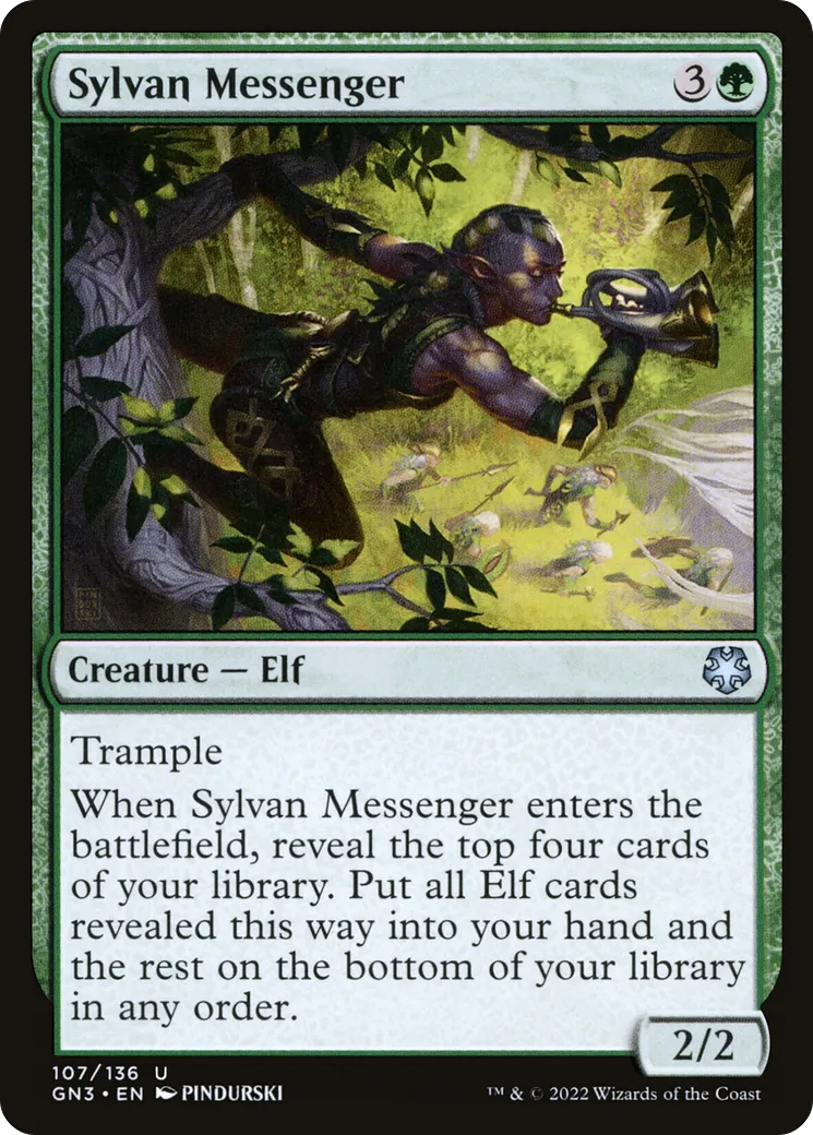 Sylvan Messenger — Game Night: Free-for-All — Magic: The Gathering