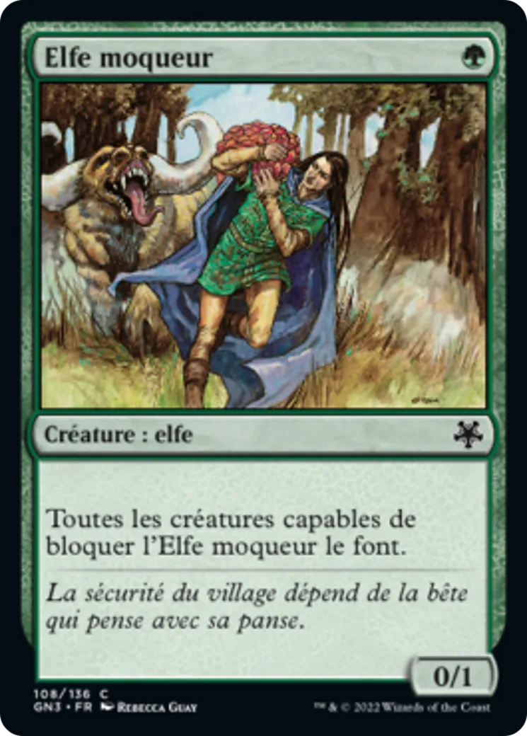 Elfe moqueur — Game Night: Free-for-All — Magic: The Gathering