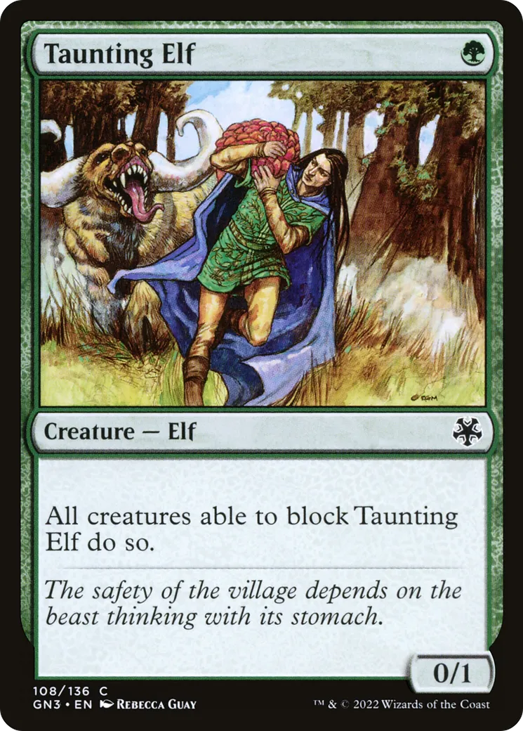 Taunting Elf — Game Night: Free-for-All — Magic: The Gathering