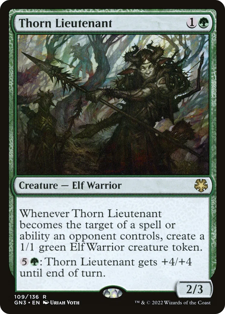 Thorn Lieutenant — Game Night: Free-for-All — Magic: The Gathering