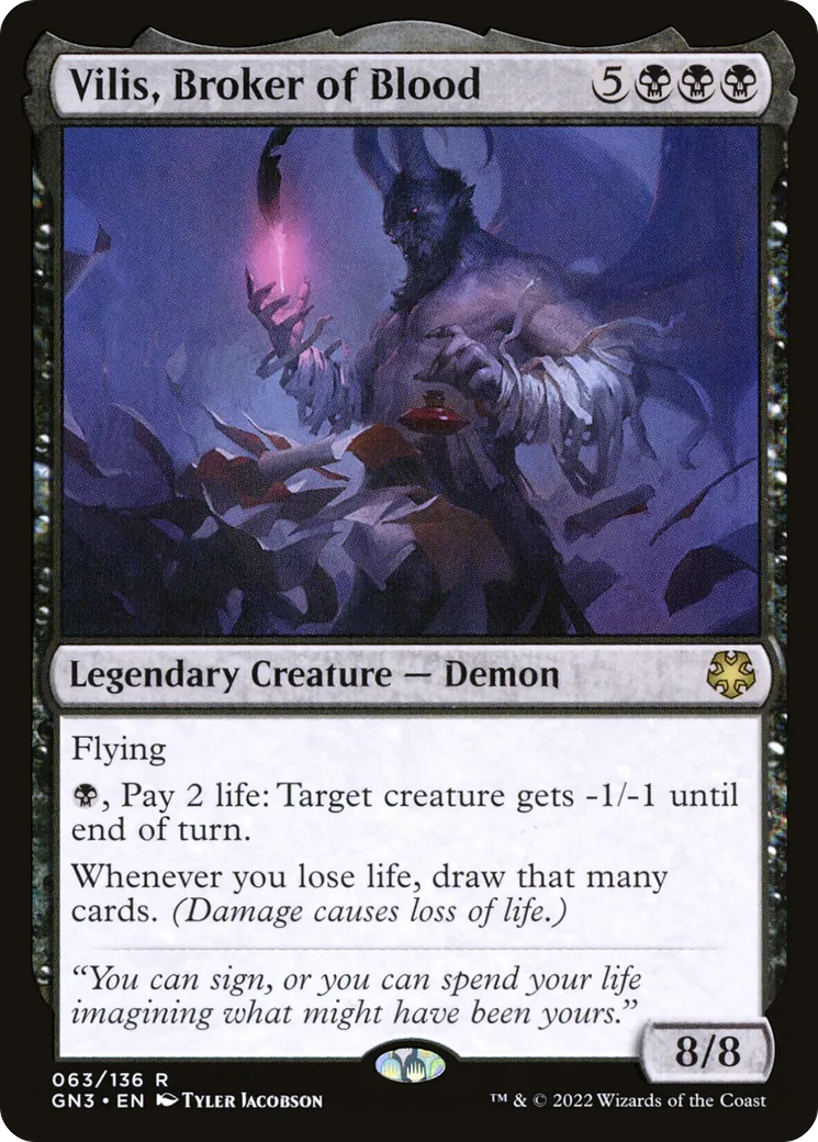 Vilis, Broker of Blood — Game Night: Free-for-All — Magic: The Gathering