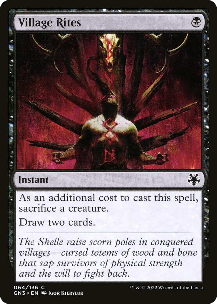 Village Rites — Game Night: Free-for-All — Magic: The Gathering
