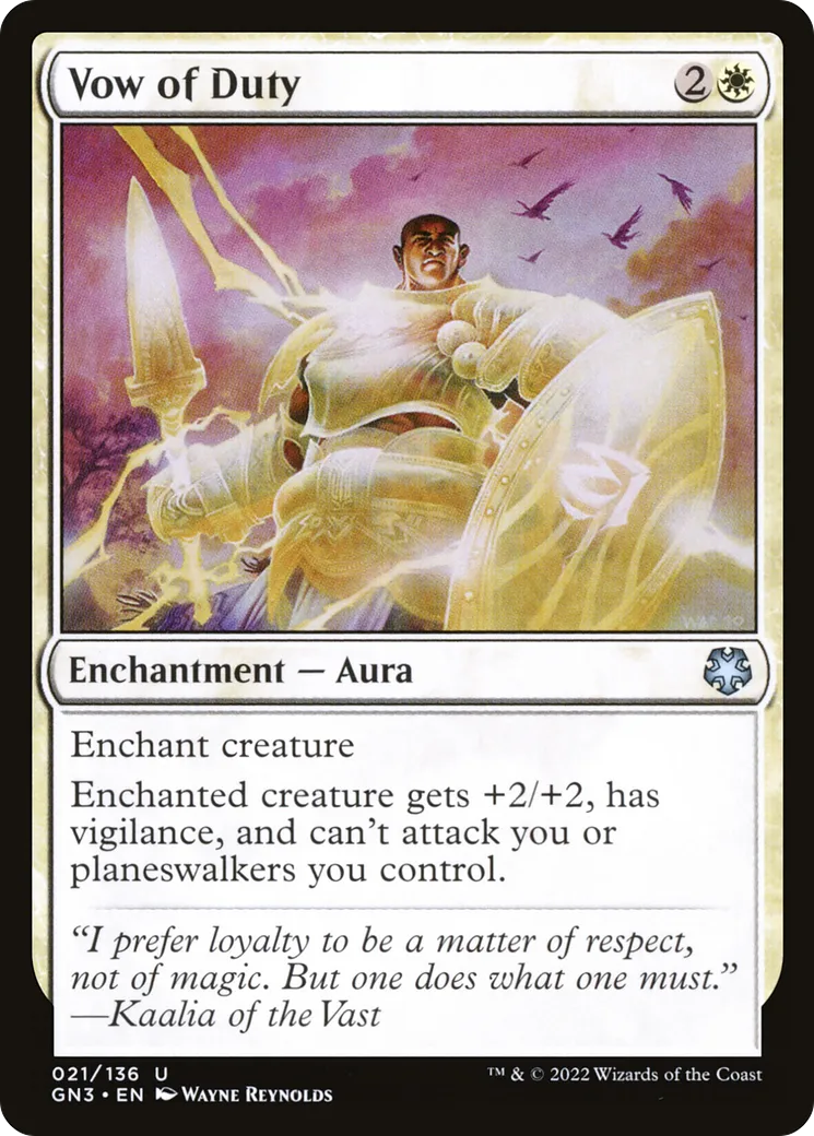Vow of Duty — Game Night: Free-for-All — Magic: The Gathering