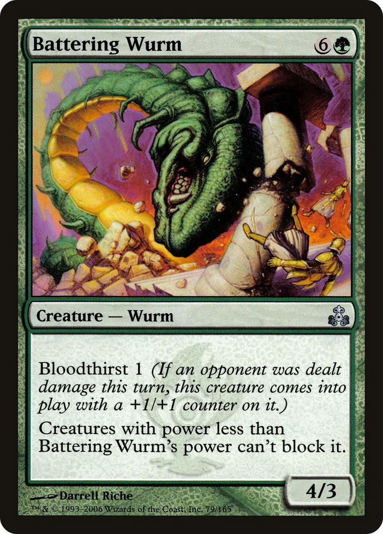 Battering Wurm — Guildpact — Magic: The Gathering