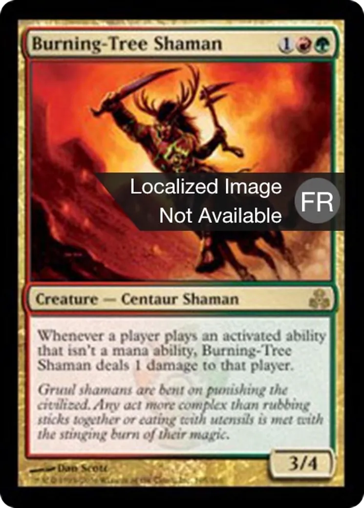 Shamane de Brûlebranche — Guildpact — Magic: The Gathering