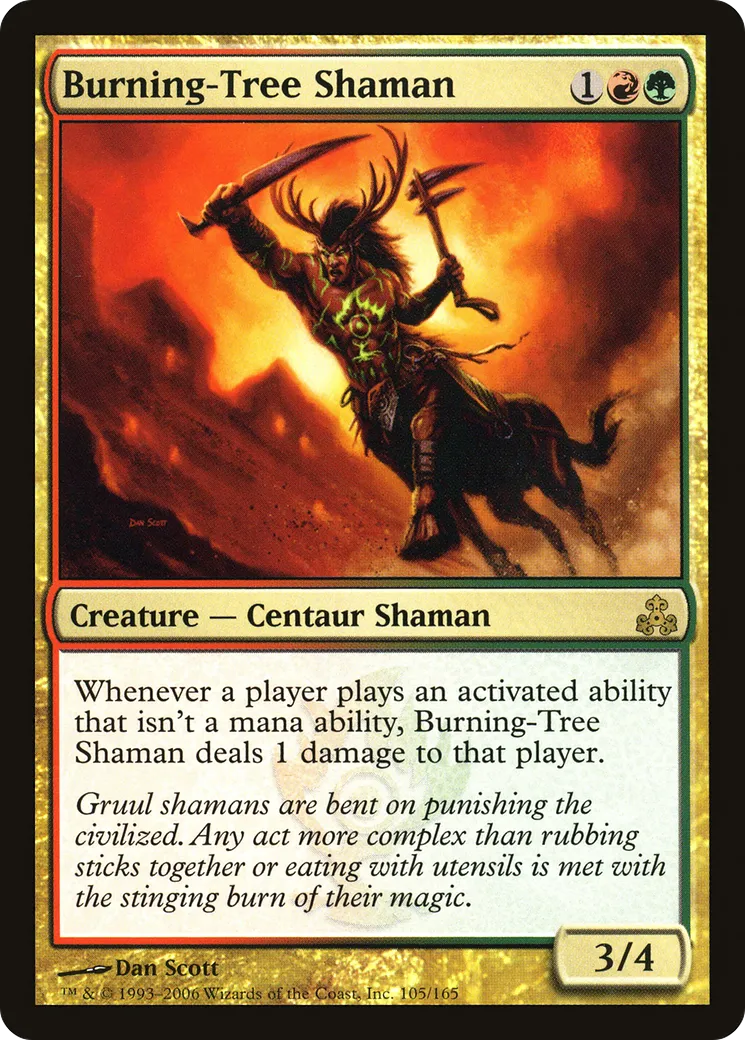 Burning-Tree Shaman — Guildpact — Magic: The Gathering