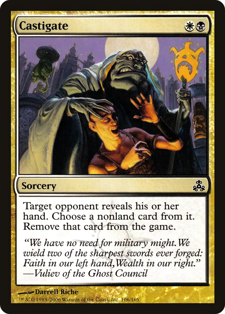 Castigate — Guildpact — Magic: The Gathering