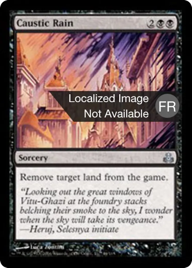 Pluie caustique — Guildpact — Magic: The Gathering