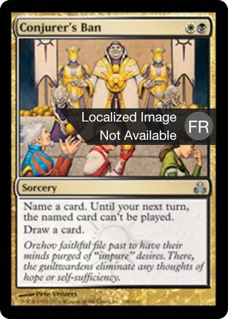 Bannissement selon le conjurateur — Guildpact — Magic: The Gathering