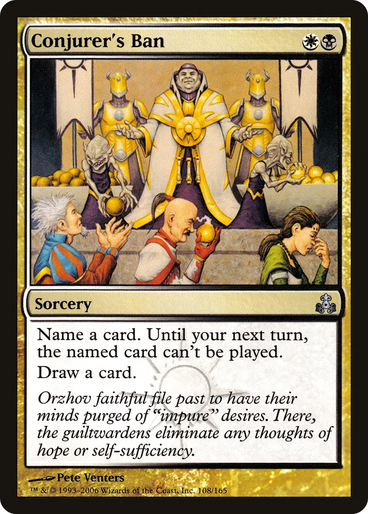Bannissement selon le conjurateur — Guildpact — Magic: The Gathering
