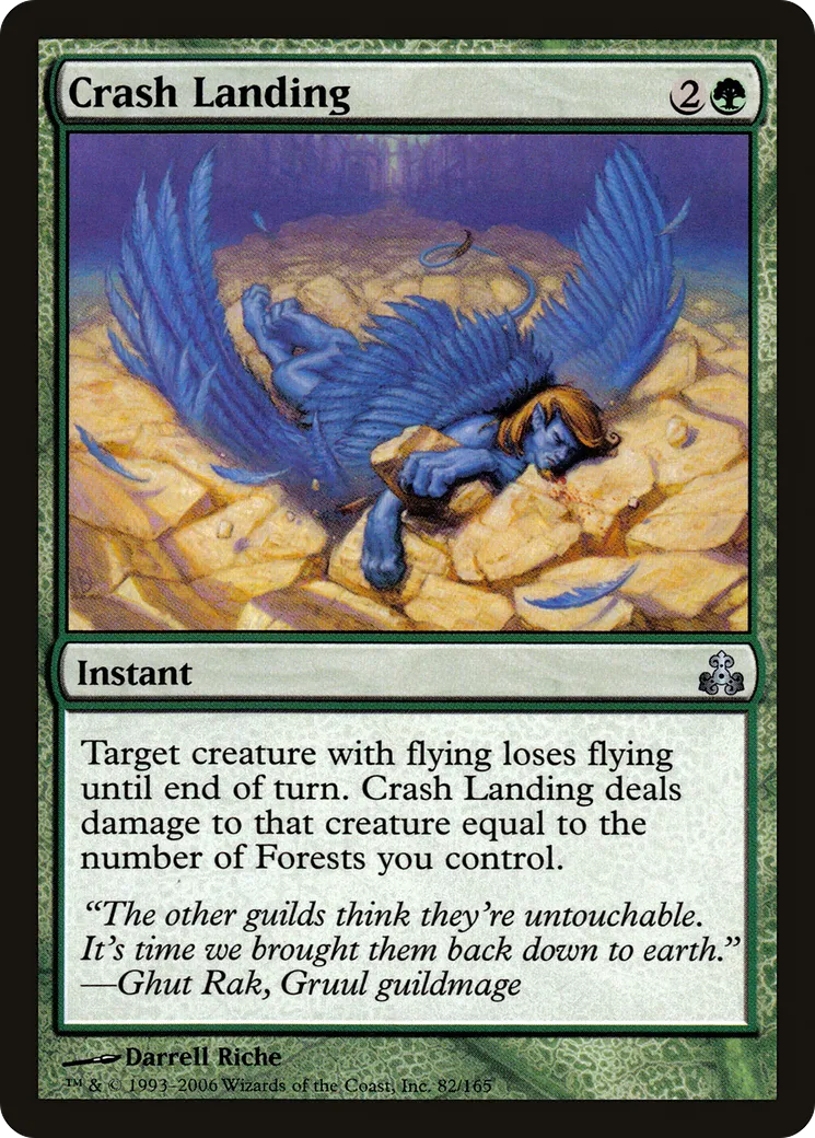Crash Landing — Guildpact — Magic: The Gathering