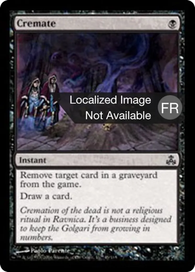 Crémation — Guildpact — Magic: The Gathering