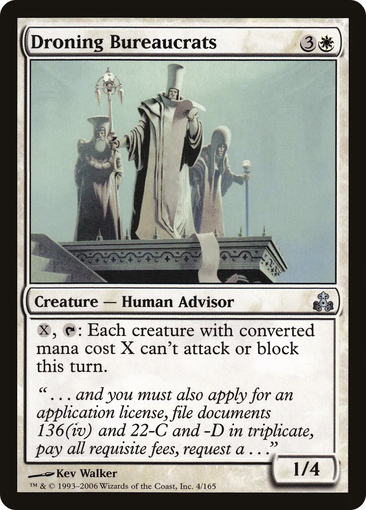 Droning Bureaucrats — Guildpact — Magic: The Gathering