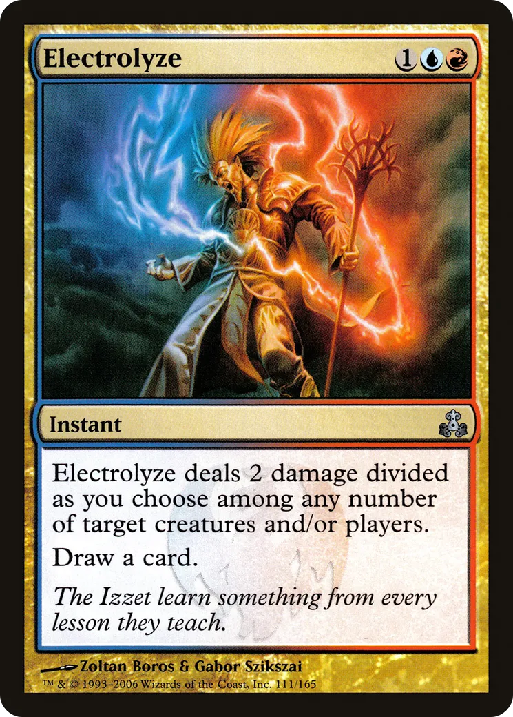 Electrolyze — Guildpact — Magic: The Gathering