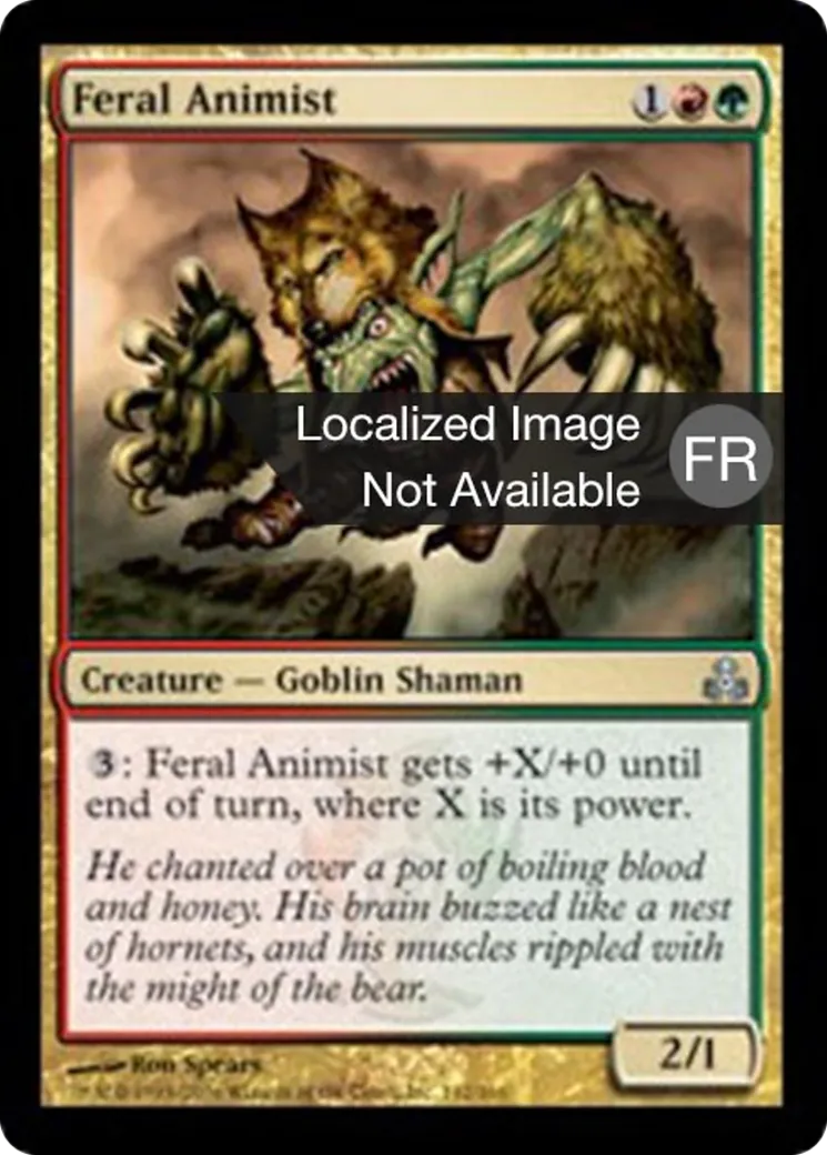 Animiste sauvage — Guildpact — Magic: The Gathering