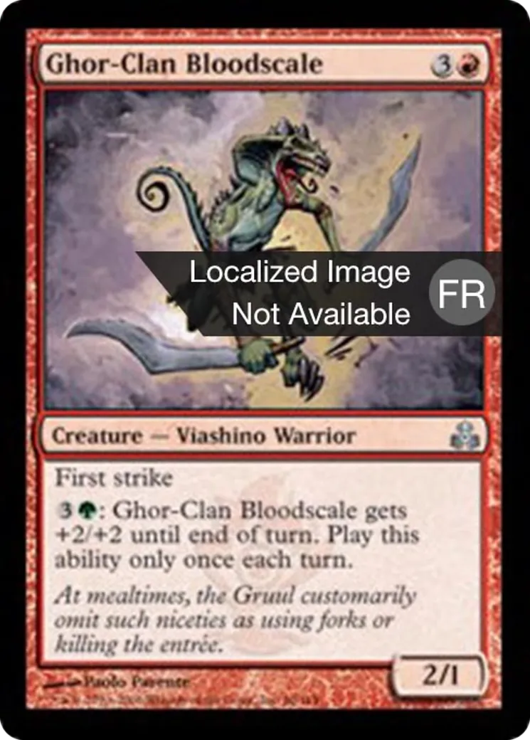 Écaillesang du clan Ghor — Guildpact — Magic: The Gathering