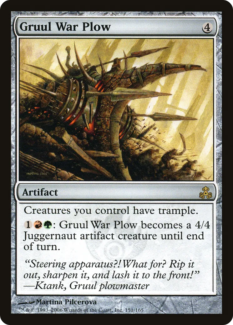 Gruul War Plow — Guildpact — Magic: The Gathering
