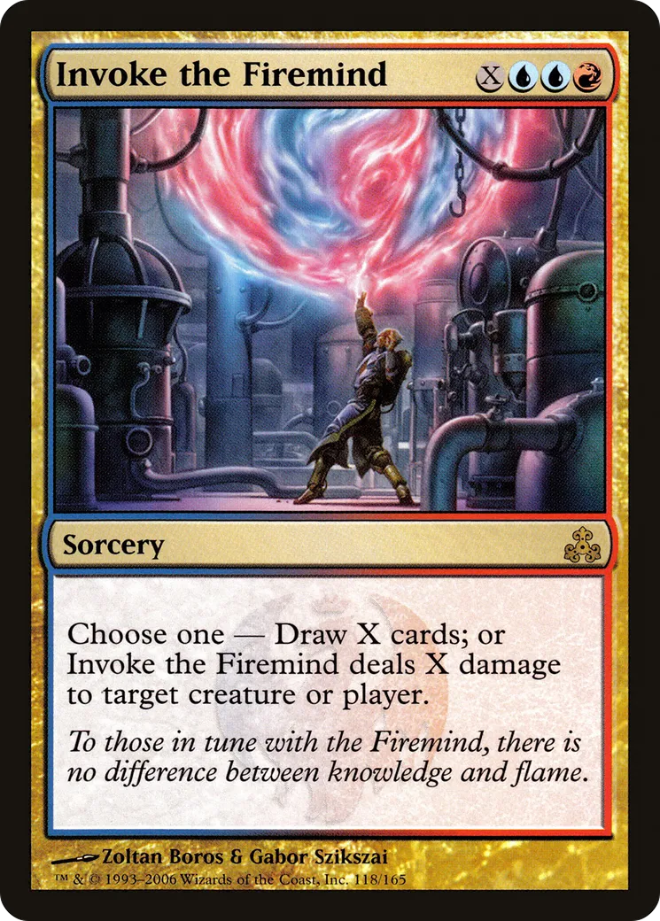 Invoke the Firemind — Guildpact — Magic: The Gathering