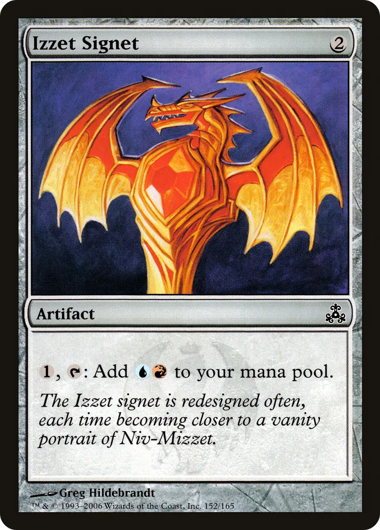Izzet Signet — Guildpact — Magic: The Gathering
