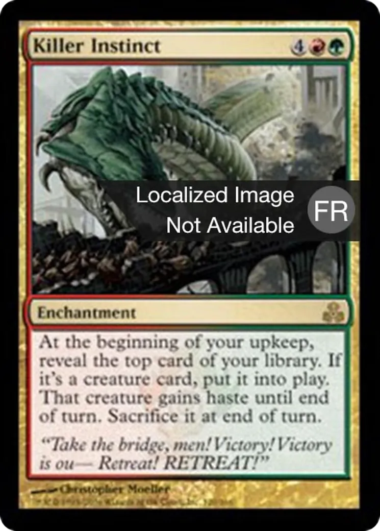 Instinct de tueur — Guildpact — Magic: The Gathering
