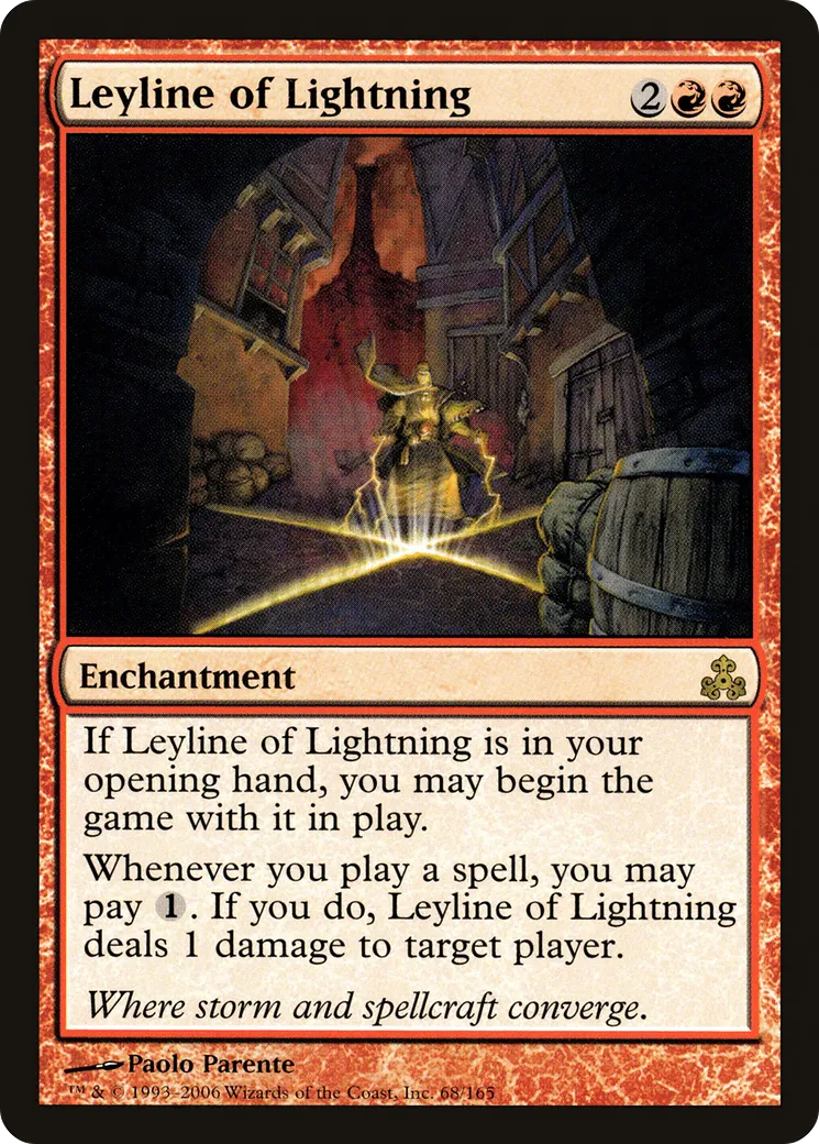 Leyline of Lightning — Guildpact — Magic: The Gathering