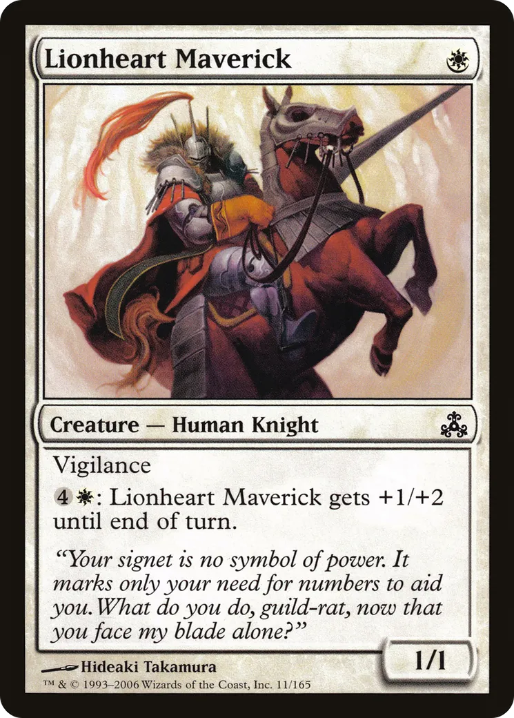 Lionheart Maverick — Guildpact — Magic: The Gathering