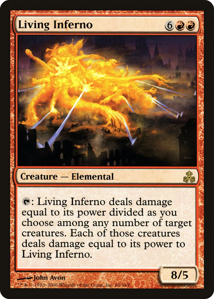 Living Inferno — Guildpact — Magic: The Gathering