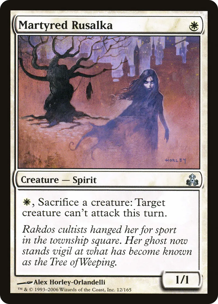 Martyred Rusalka — Guildpact — Magic: The Gathering