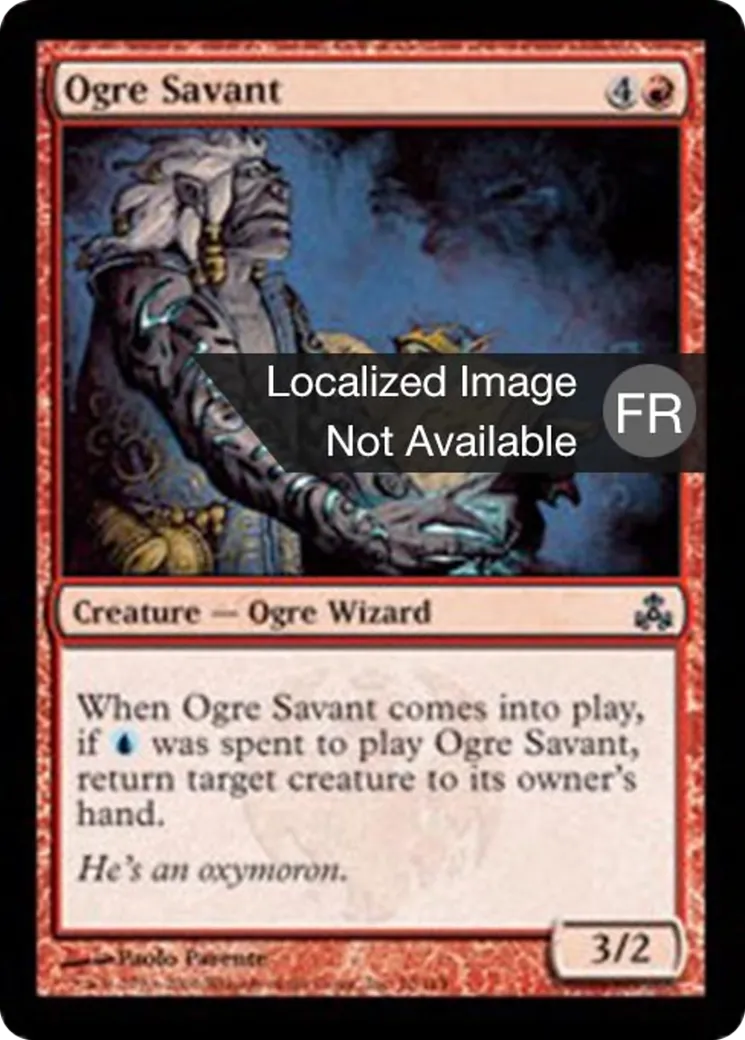 Savant ogre — Guildpact — Magic: The Gathering