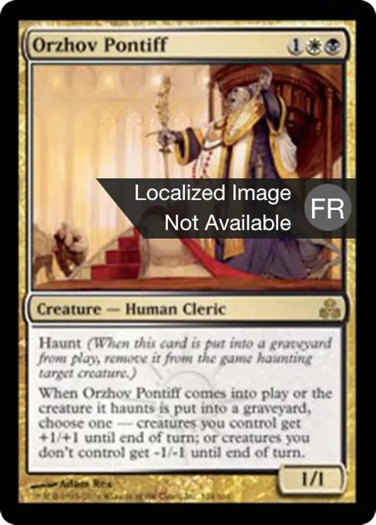Pontife d'Orzhov — Guildpact — Magic: The Gathering