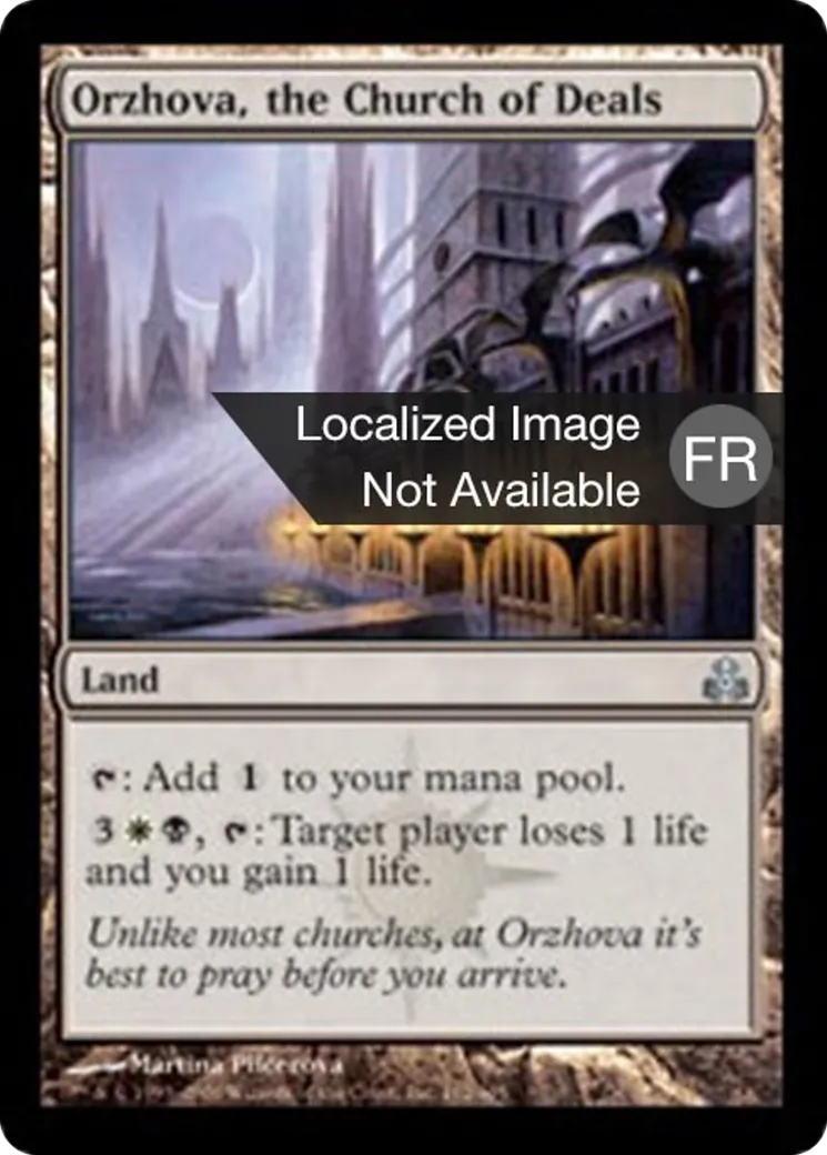 Orzhova, l'Église des Transactions — Guildpact — Magic: The Gathering