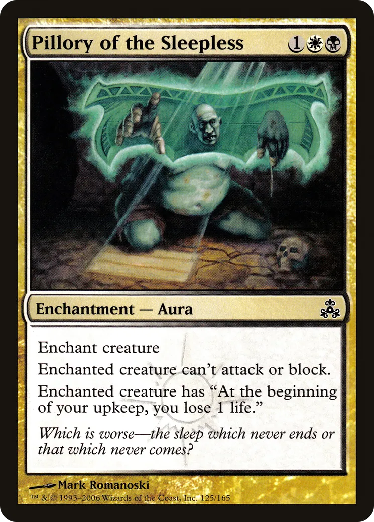 Pillory of the Sleepless — Guildpact — Magic: The Gathering