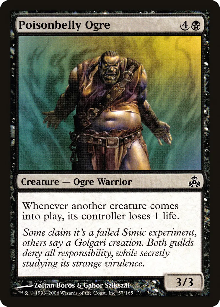 Poisonbelly Ogre — Guildpact — Magic: The Gathering