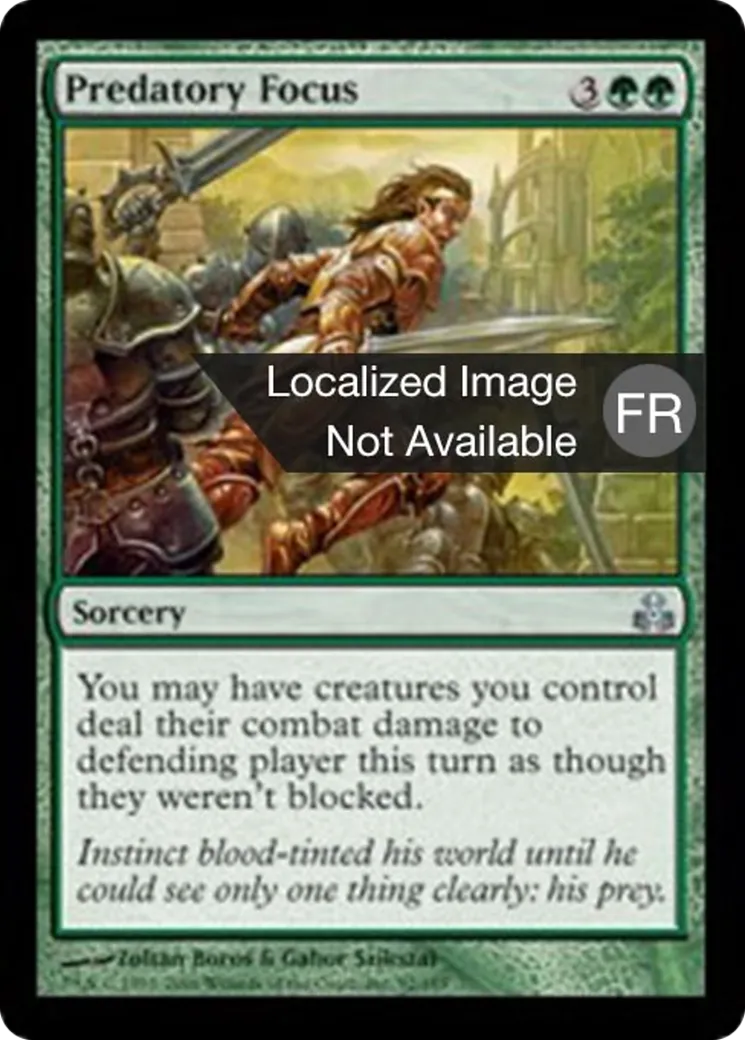 Focus prédatoire — Guildpact — Magic: The Gathering
