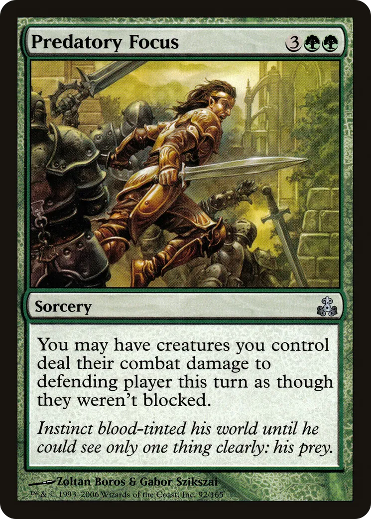 Predatory Focus from Guildpact - Magic: The Gathering