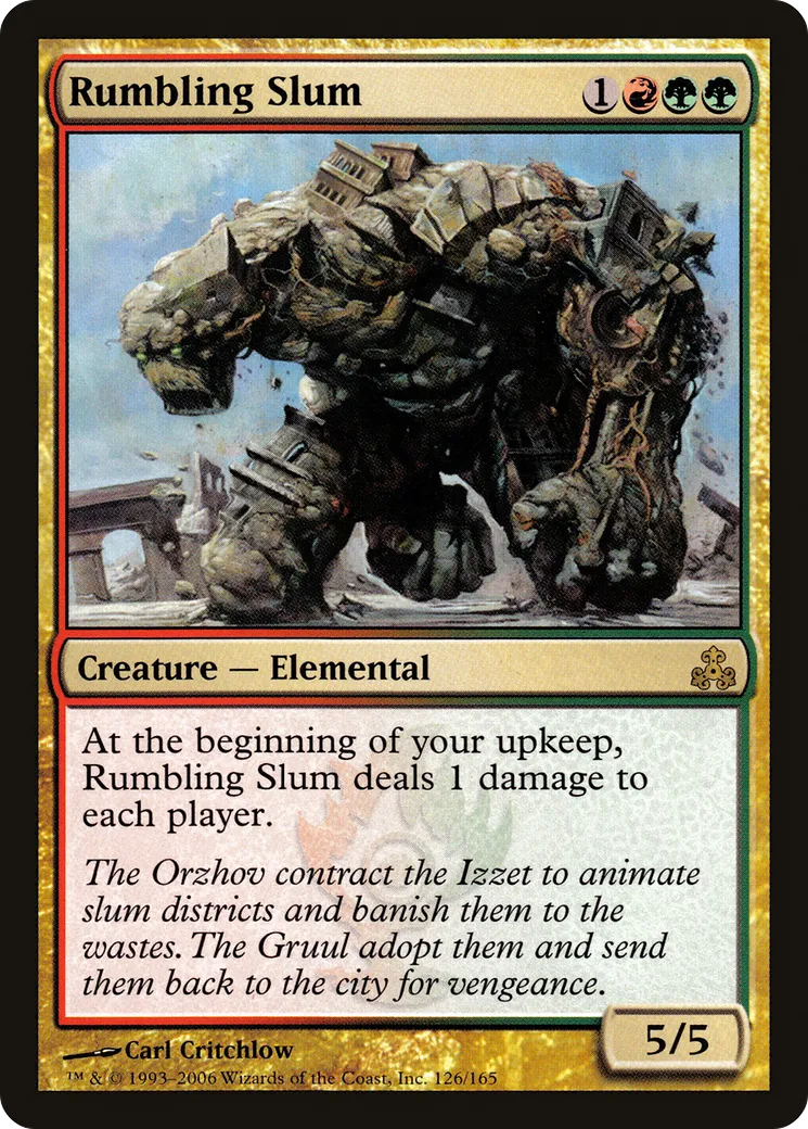 Rumbling Slum — Guildpact — Magic: The Gathering