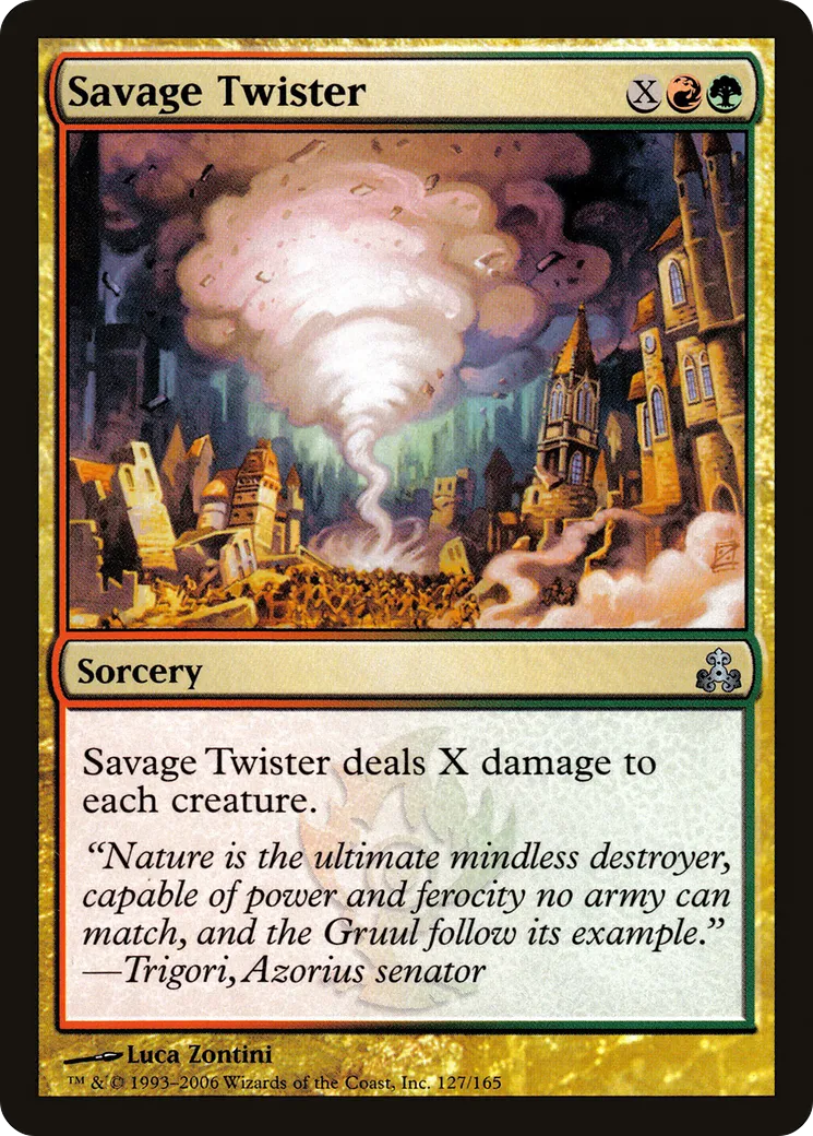 Savage Twister — Guildpact — Magic: The Gathering
