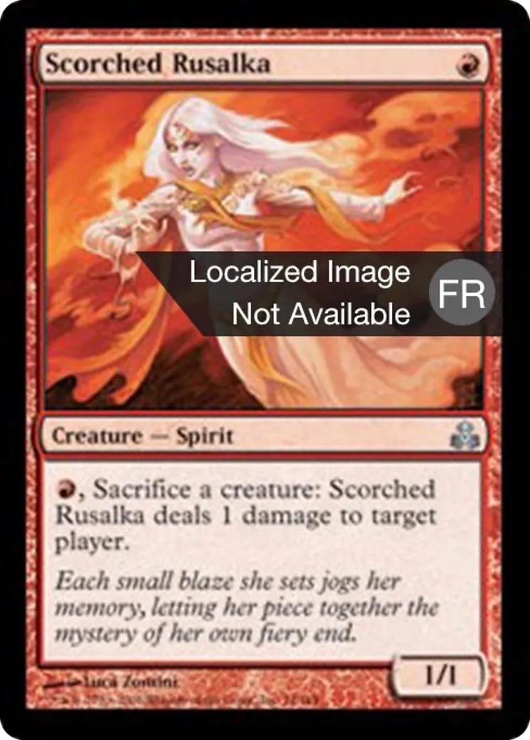 Rusalka brûlée — Guildpact — Magic: The Gathering
