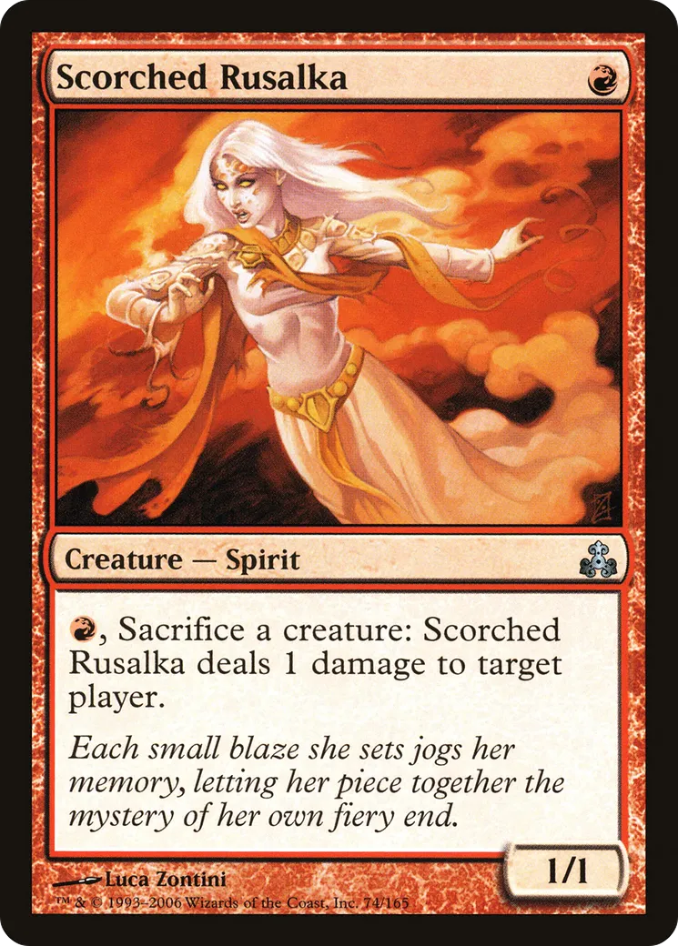 Scorched Rusalka — Guildpact — Magic: The Gathering