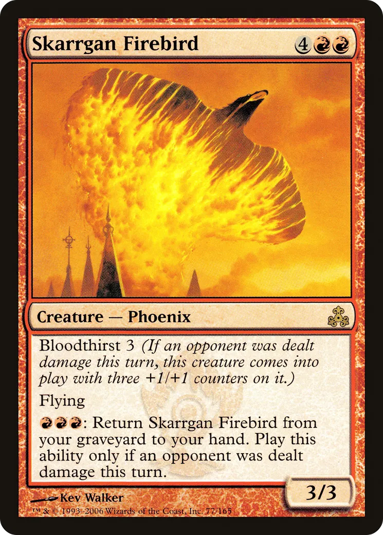 Oiseau de feu skarrgan — Guildpact — Magic: The Gathering