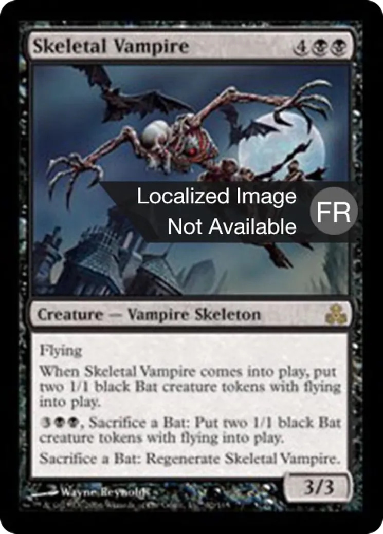 Vampire squelette — Guildpact — Magic: The Gathering
