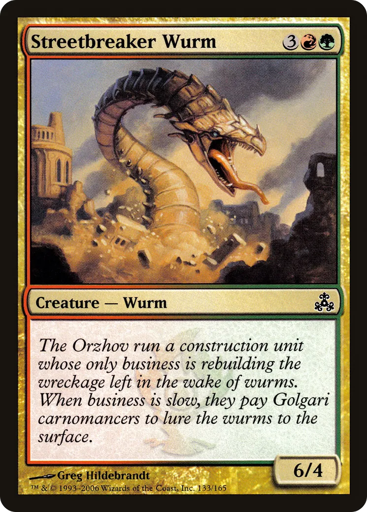 Streetbreaker Wurm — Guildpact — Magic: The Gathering