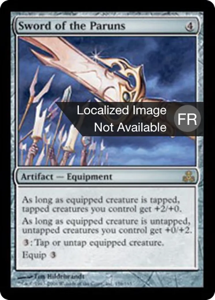 Épée des Paruns — Guildpact — Magic: The Gathering