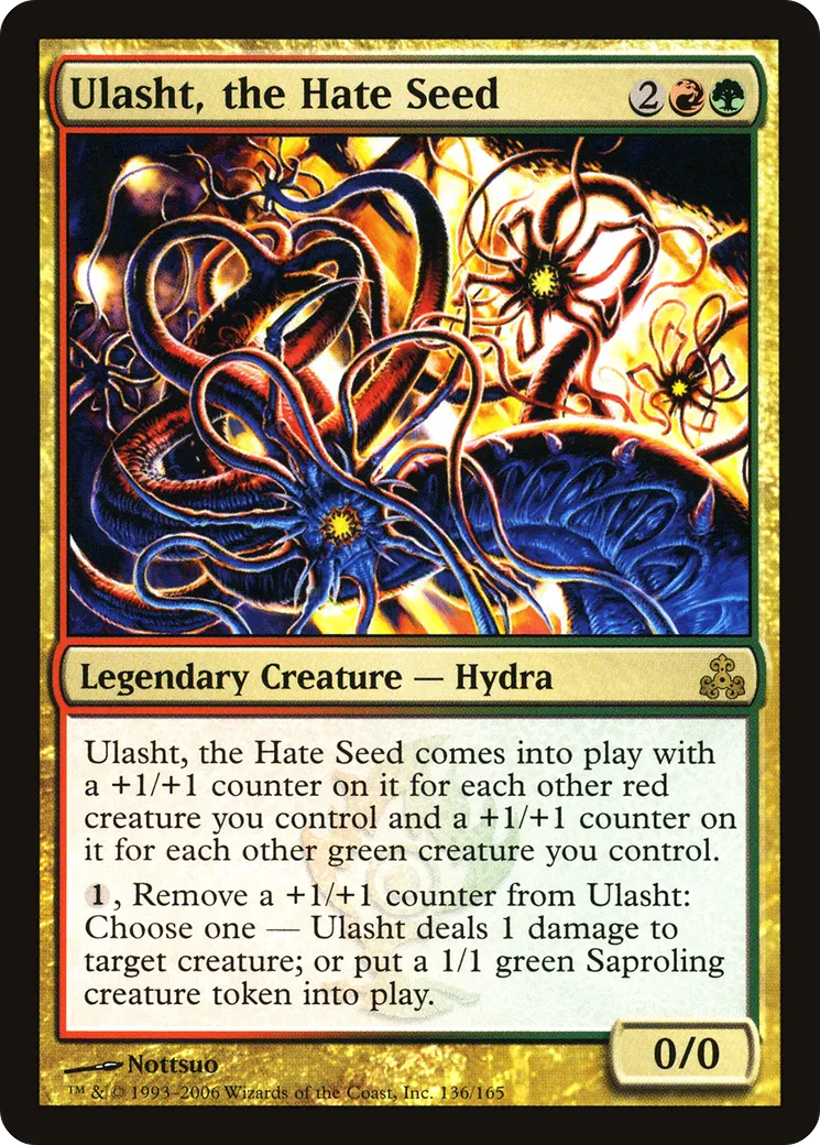 Ulasht, the Hate Seed — Guildpact — Magic: The Gathering
