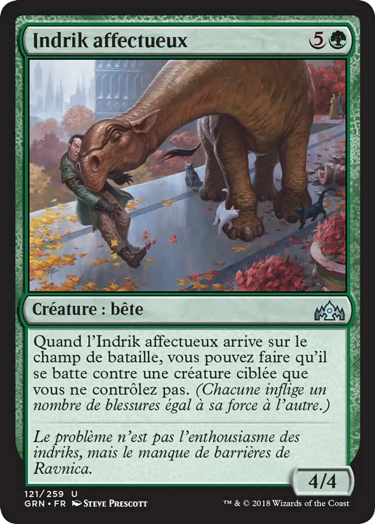 Indrik affectueux — Guilds of Ravnica — Magic: The Gathering