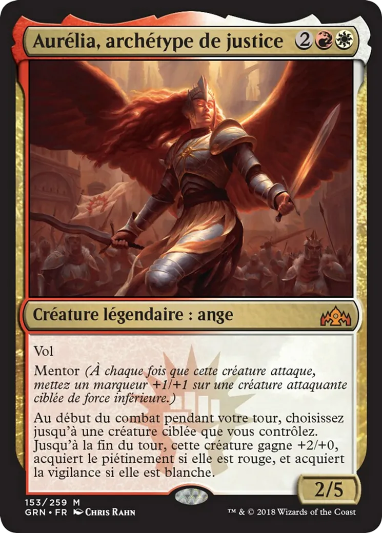 Aurélia, archétype de justice — Guilds of Ravnica — Magic: The Gathering