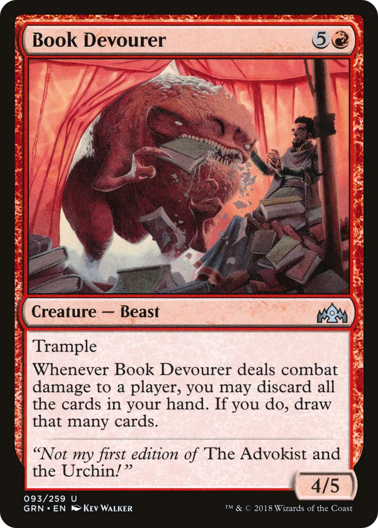 Dévoreur de livres — Guilds of Ravnica — Magic: The Gathering