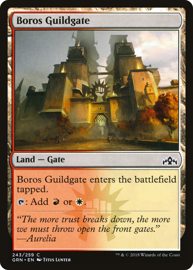 Porte de la guilde de Boros — Guilds of Ravnica — Magic: The Gathering