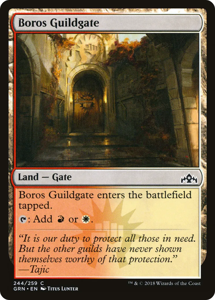 Porte de la guilde de Boros — Guilds of Ravnica — Magic: The Gathering