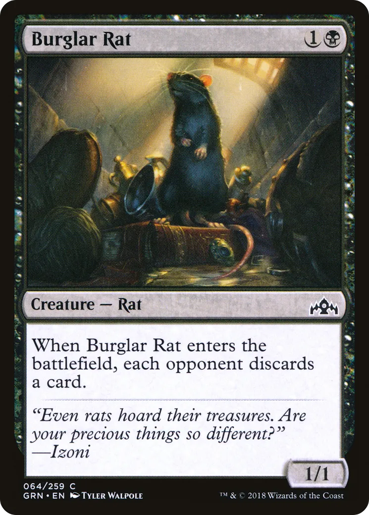 Rat cambrioleur — Guilds of Ravnica — Magic: The Gathering